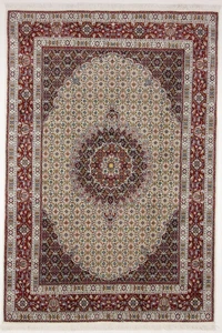 Magnifique Tapis Persan Moud (234 X 160 Cm) Tapis Oriental De Haute Qualité Neuf - Bild 1 von 13