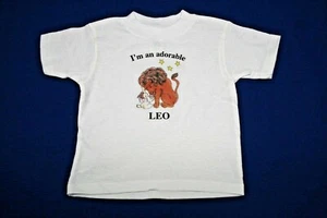 Baby Kleinkind Kind Sternzeichen LEO Künstler Design T-SHIRT 6 12 18 Monate 2 & 3 - Bild 1 von 2