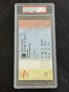 1992 Barcelona Olympics USA Basketball Dream Team Ticket Semi-Final Lithuania - Picture 1 of 4