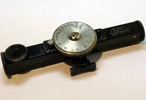 Leica FONOR Long Base rangefinder w/ chrome wheel - excellent condition - Picture 1 of 10