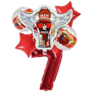 Roblox Palloncini Set 6 Pezzi con 7 Numeri (Rosso) per Decorazione Festa Compleanno - Foto 1 di 1