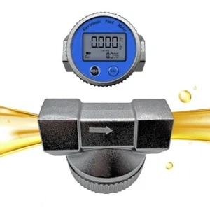 Waterproof Turbines Flow Meter Electronic Digital Flowmeter Liquid Water Meter - Picture 1 of 10