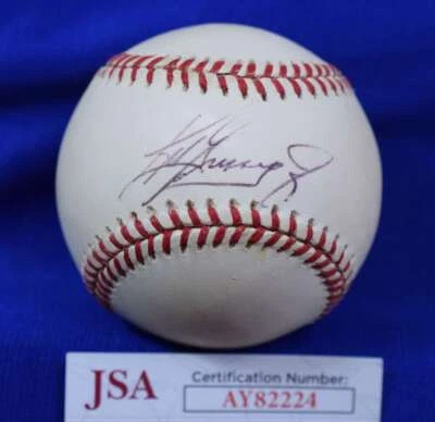 Ken Griffey Jr JSA COA Autographed American League Signed Baseball - Image 1 of 2
