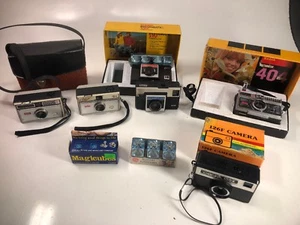 Lot Of Kodak Instamatic Cameras 104 X-15 404 X-15f CENTIA 100x - Picture 1 of 12