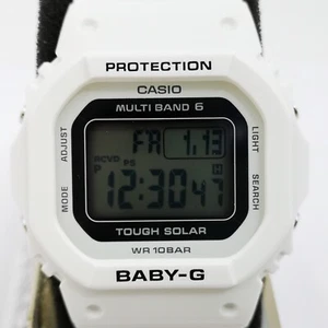CASIO BABY-G BGD-5650-7JF White Chronograph White Digital Women Watch New in Box - Picture 1 of 24