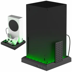 Für Xbox Series X/S Ständer Ladestation RGB Licht Controller Griff Ladegerät - Bild 1 von 6