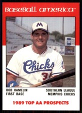 1989 Best Baseball America AA Prospects Bob Hamelin Memphis Chicks #AA17
