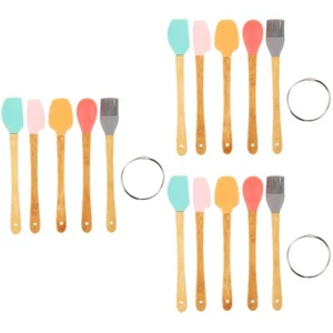 Set of 3 Gadget Kochgeschirr Mini-Kinder-DIY-Cremespatel Mit Bambusgriff - Bild 1 von 12
