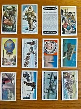 Kelloggs cereal trade cards: Famous Firsts 1963 complete full set of 12 loose