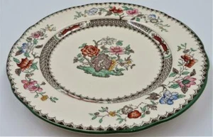 Copeland Spode CHINESE ROSE 629599 Green Trim Floral, Salad Plate, 7 3/4" - Picture 1 of 3