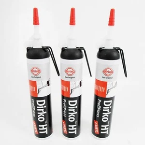 3x ELRING Dichtmasse DIRKO HT SCHWARZ 200ml 471.501 Dichtmittel Motor +315°C - Bild 1 von 7