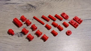 LEGO 22x Einzelteile - Rot - Technik-Teile - u.a.Pins, Achsen u.v.m. - Wie Neu - Bild 1 von 5