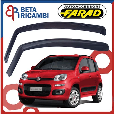 Deflettori Fiat Panda 312 (2012-2018) deflettori Fumè antivento Panda 12588 - Immagine 1 di 4