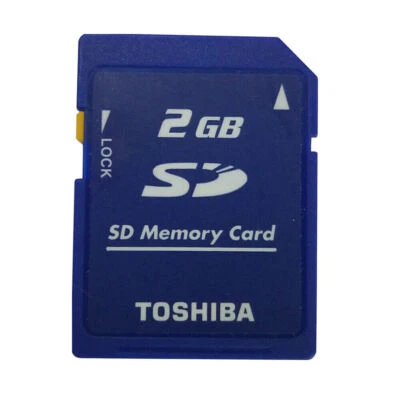 2GB Toshiba Secure Digital SD Memory Card Standard Class4 SD-M02G Camera Genuine - Image 1 of 2
