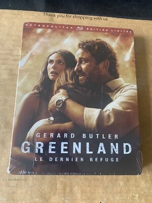 GREENLAND (2020) GERARD BUTLER BLU RAY STEELBOOK NEW & SEALED IMPORT - Image 1 of 4