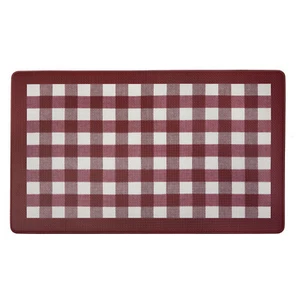Buffalo Burgundy Plaid Memory Foam Anti-Fatigue Kitchen Floor Mat 18" x 30" - Picture 1 of 2