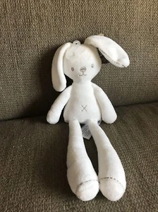 Animal Adventure Hase Plüschhase weiß grau Stich Knopf X Rarität Lovey - Bild 1 von 10