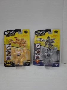 New Heroes of Goo Jit Zu Minis, DC Rare Superman & Ultra Rare Batman  Set of 2 - Picture 1 of 3