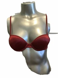 Victoria’s Secret Bra 34A Red Underwire Lined ID#400133 - Picture 1 of 7