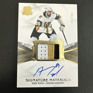 2020-21 UD THE CUP #SP-AT ALEX TUCH AUTO PATCH SIGNATURE MATERIALS /99