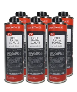 HOHLRAUMVERSIEGELUNG 6x 1 Liter HOHLRAUMSCHUTZ HOHLRAUMWACHS 1L 1000ml KFZ Auto - Bild 1 von 2