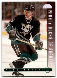 1995-96 Paul Kariya Leaf Anaheim Mighty Ducks