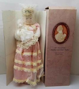 MUÑECA DE PORCELANA VICTORIANA DE 19" SELLADA DE FÁBRICA - DISTRIBUCIÓN ABC - Imagen 1 de 3