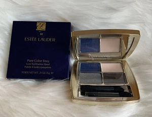 Estee lauder Pure Color Envy Luxe Eyeshadow Quad ～ 02 Indigo Night ～0.21oz NIB - Picture 1 of 4