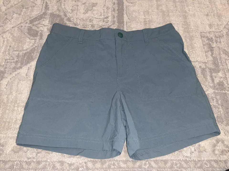 Pantalones Cortos The North Face Yourh Girls Extra Grandes XL Verde Nylon Spandex Senderista Foto 1 de 4