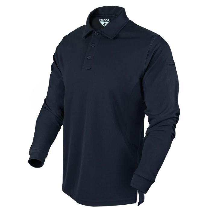 Condor 101120-006 Performance Polo Long Sleeve Navy Blue 2xl