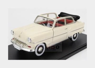 1:24 EDICOLA Opel Olympia Rekord Cabriolet 1954 White AB24P018 - Immagine 1 di 2