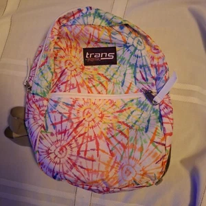 Jansport Trans Tie Dye Backpack School Nice Shape Small - Picture 1 of 4