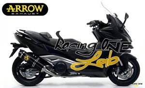 SCARICO COMPLETO ARROW CATALITICO ALLUMINIO DARK KYMCO AK 550 17 20 EURO4 - Picture 1 of 1