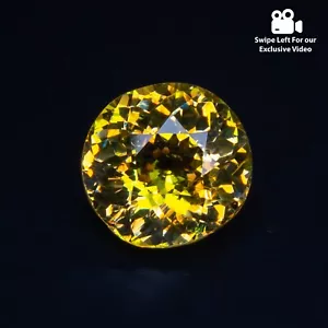 1,36 CT funkelnd! Vogelblume grünlich gelb Mali Granat oval geschnitten - Bild 1 von 5