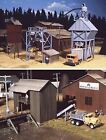 WALTHERS CORNERSTONE HO SCALE SAWMILL OUTBUILDINGS (4) KIT 933-3144