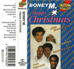 Boney M. - Musikkassette - Happy Christmas - 1981 - Ariola Express 495 603