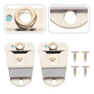 2 Sets Microphone Back Clip Cb Mounting Hanger Hook - Zdjęcie 1 z 12
