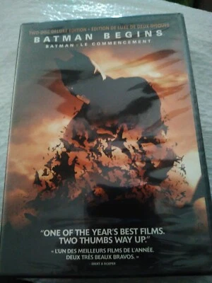 Fastshipping🇺🇲 Batman Begins (Two-Disc Deluxe Edition) DVD French Canadian 22 - Image 1 of 2