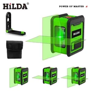 Hilda 2 Mini Linienlaser Wasserwaage selbstnivellierend grüne Strahlen Laser horizontal & ver - Bild 1 von 17