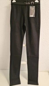 Damenhose Jeggings eng anliegende  Hose Gr 36 Schwarz  Elastan seitlich Taschen - Bild 1 von 3