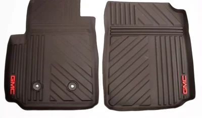 Alfombrillas delanteras y traseras premium para todo tipo de clima GMC Canyon 2015-2022 doble cabina cacao Foto 1 de 2