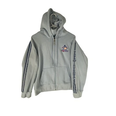 Disney Eeyore Sudadera con Capucha Mujer XL Azul Cremallera Sudadera Estampado Brillo Gráfico Foto 1 de 4