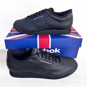 Reebok Princess Classic Damen Gr. 9 schwarze Lederschuhe neu im Karton - Bild 1 von 10