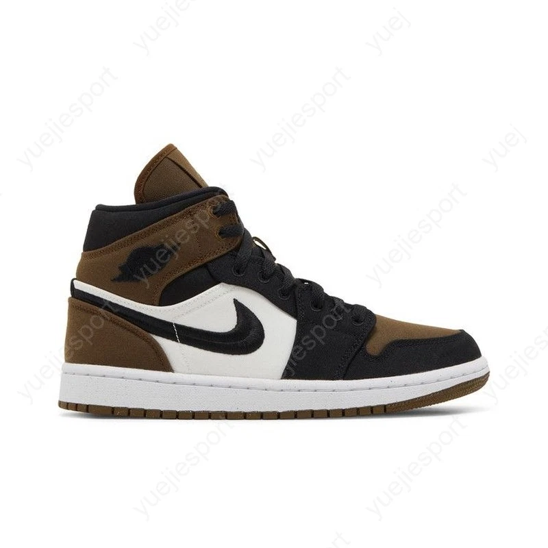 Mujer Air Jordan 1 Mid Se Olive Toe DV0427-301 Foto 1 de 4