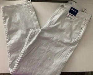Old Navy Jeans Silver Denim Größe 10 Neu mit Etikett Schrittlänge 31 - Bild 1 von 10