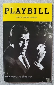 Mayo 2025 BUENAS NOCHES, BUENA SUERTE Broadway Playbill JARDÍN DE INVIERNO: George Clooney - Imagen 1 de 6