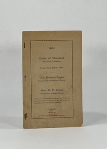 John Edmunds Hewitt / cover title Battle of Mansfield Mansfield Louisiana 1st ed - Picture 1 of 5