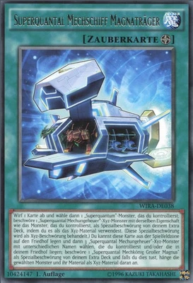 YuGiOh Superquantal Mechschiff Magnaträger WIRA-DE038 Rare Neu 1st - Bild 1 von 2