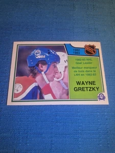 1983 Wayne Gretzky O Pee Chee NHL Goal Leader #215 SEE PICS FOR CONDITION Oilers - Bild 1 von 10