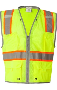 Kishigo 1510 Limette Unisex Premium Brilliant Serie strapazierfähige Klasse 2 Weste SMALL - Bild 1 von 3